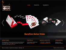 Tablet Screenshot of fabricadobaralho.com